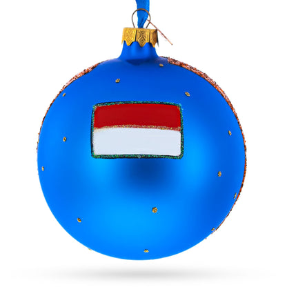 Casino of Monte-Carlo, Monaco Glass Ball Christmas Ornament 4 Inches