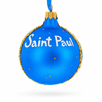 State Fair, St Paul, Minnesota Glass Ball Christmas Ornament 3.25 Inches