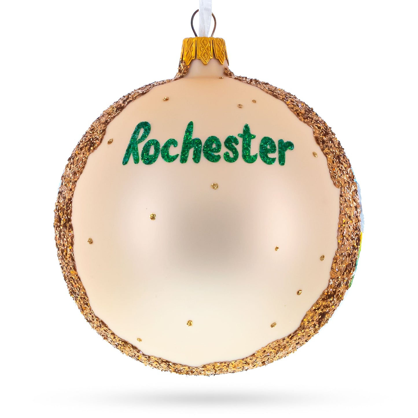 The Strong National Museum of Play, Rochester, New York Glass Ball Christmas Ornament 4 Inches