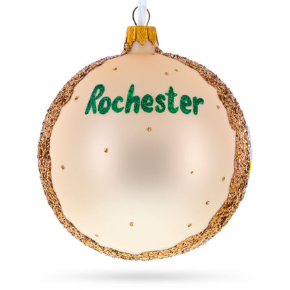 The Strong National Museum of Play, Rochester, New York Glass Ball Christmas Ornament 4 Inches
