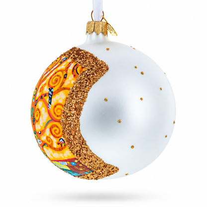 The Tree of Life Painting by Gustav Klimt Glass Ball Christmas Ornament