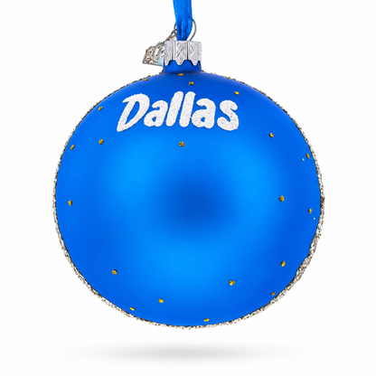 The Sixth Floor Museum at Dealey Plaza, Dallas, Texas Glass Ball Christmas Ornament