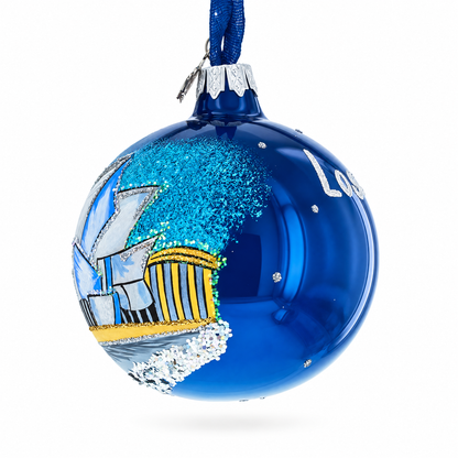 Concert Hall Los Angeles, California Glass Ball Christmas Ornament 3.25 Inches