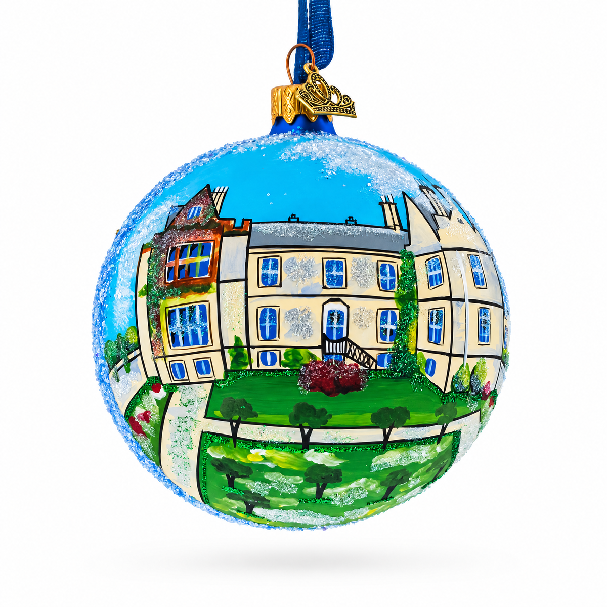 Muckross House, Gardens & Traditional Farms, Kerry, Ireland Glass Ball Christmas Ornament 4 Inches