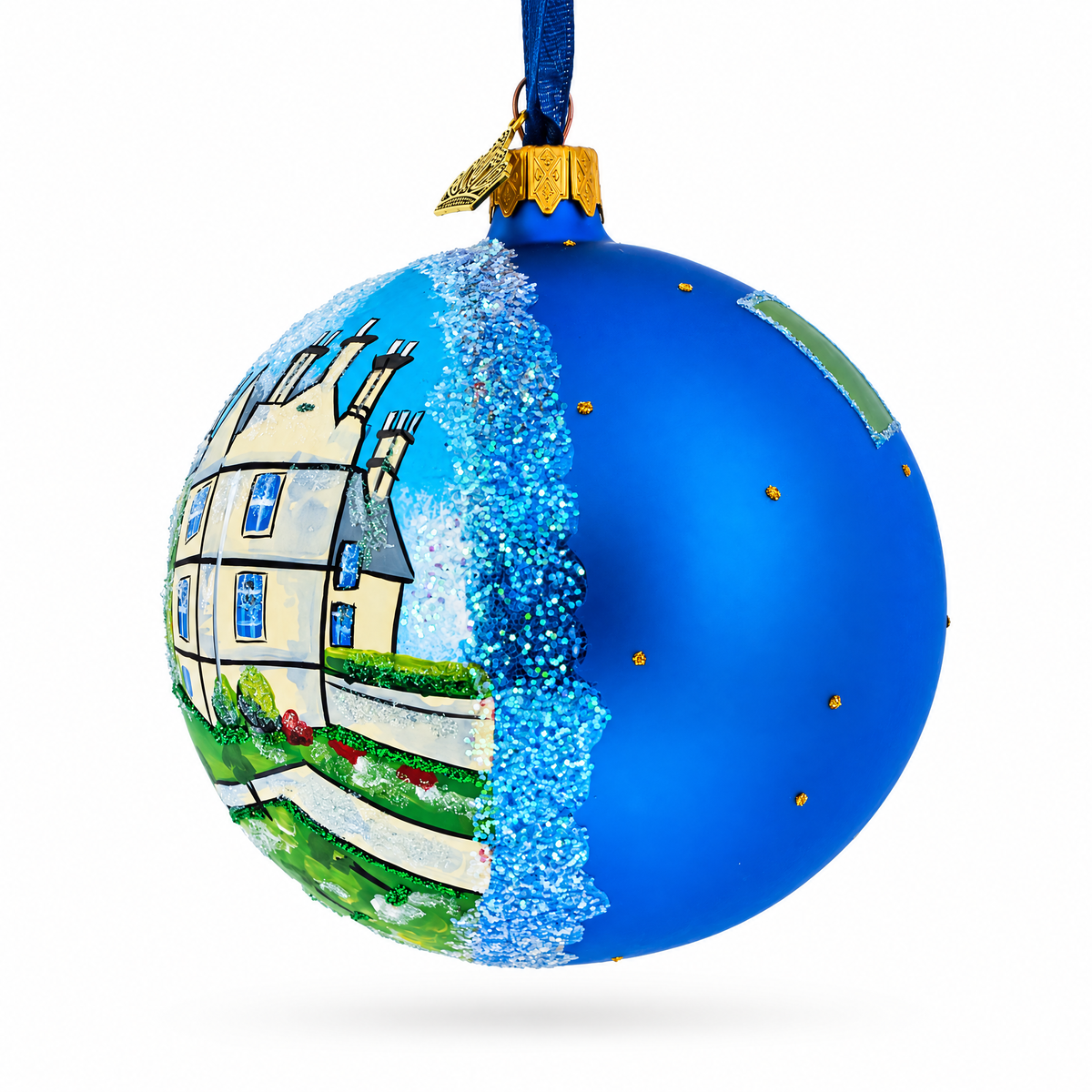 Muckross House, Gardens & Traditional Farms, Kerry, Ireland Glass Ball Christmas Ornament 4 Inches