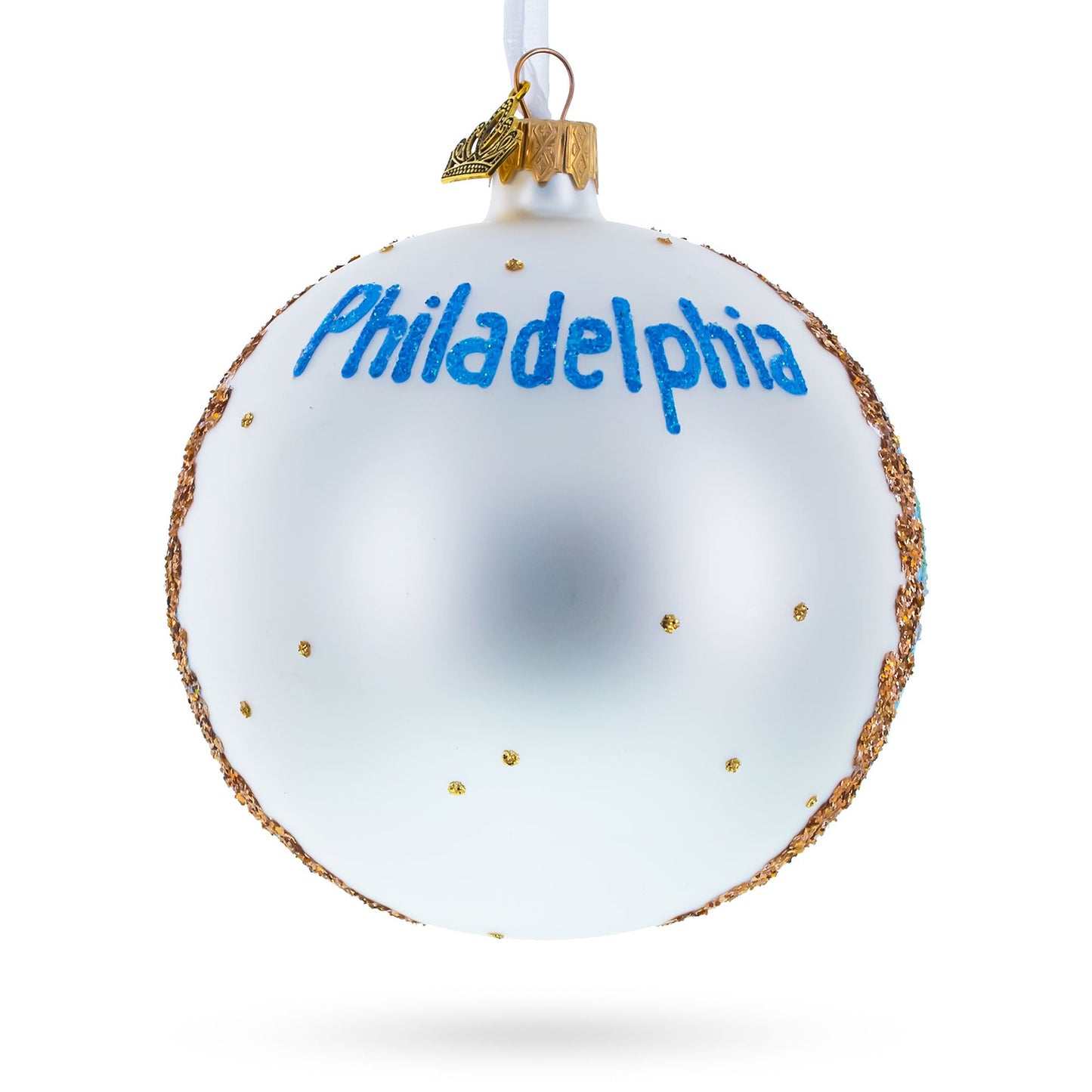 Independence Hall, Philadelphia, Pennsylvania Glass Ball Christmas Ornament