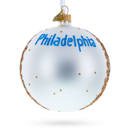 Independence Hall, Philadelphia, Pennsylvania Glass Ball Christmas Ornament