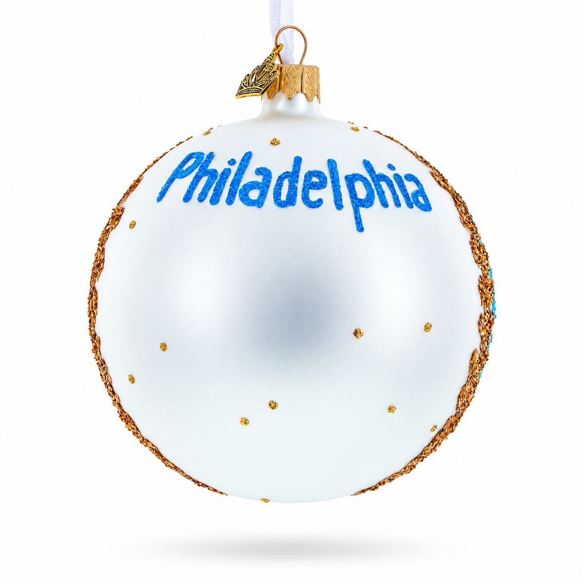 Independence Hall, Philadelphia, Pennsylvania Glass Ball Christmas Ornament