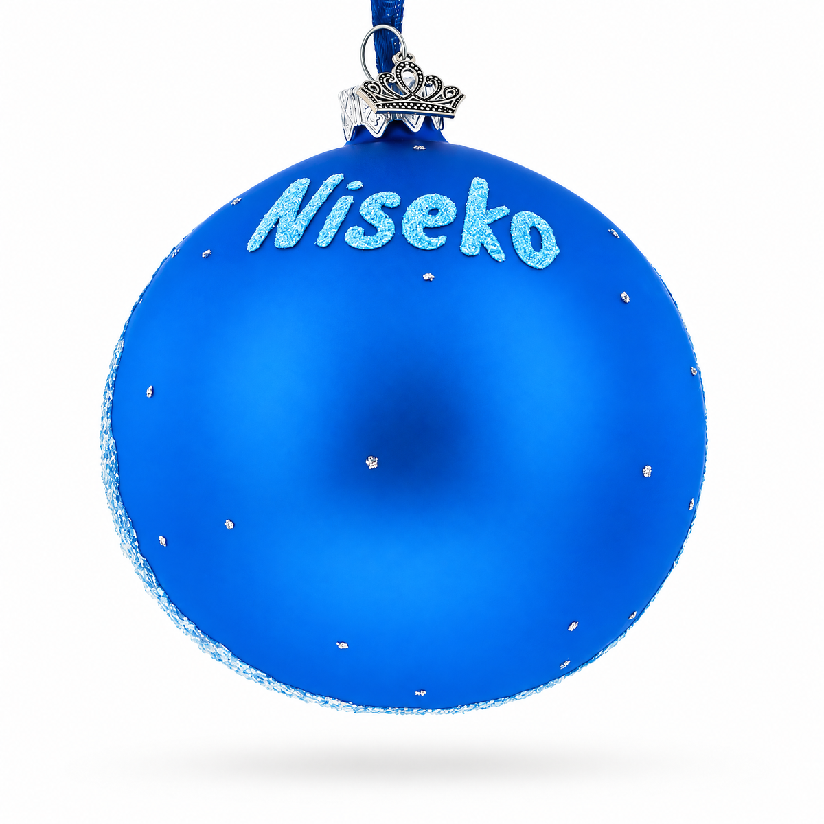 Niseko Ski Resort, Japan Glass Ball Christmas Ornament 4 Inches