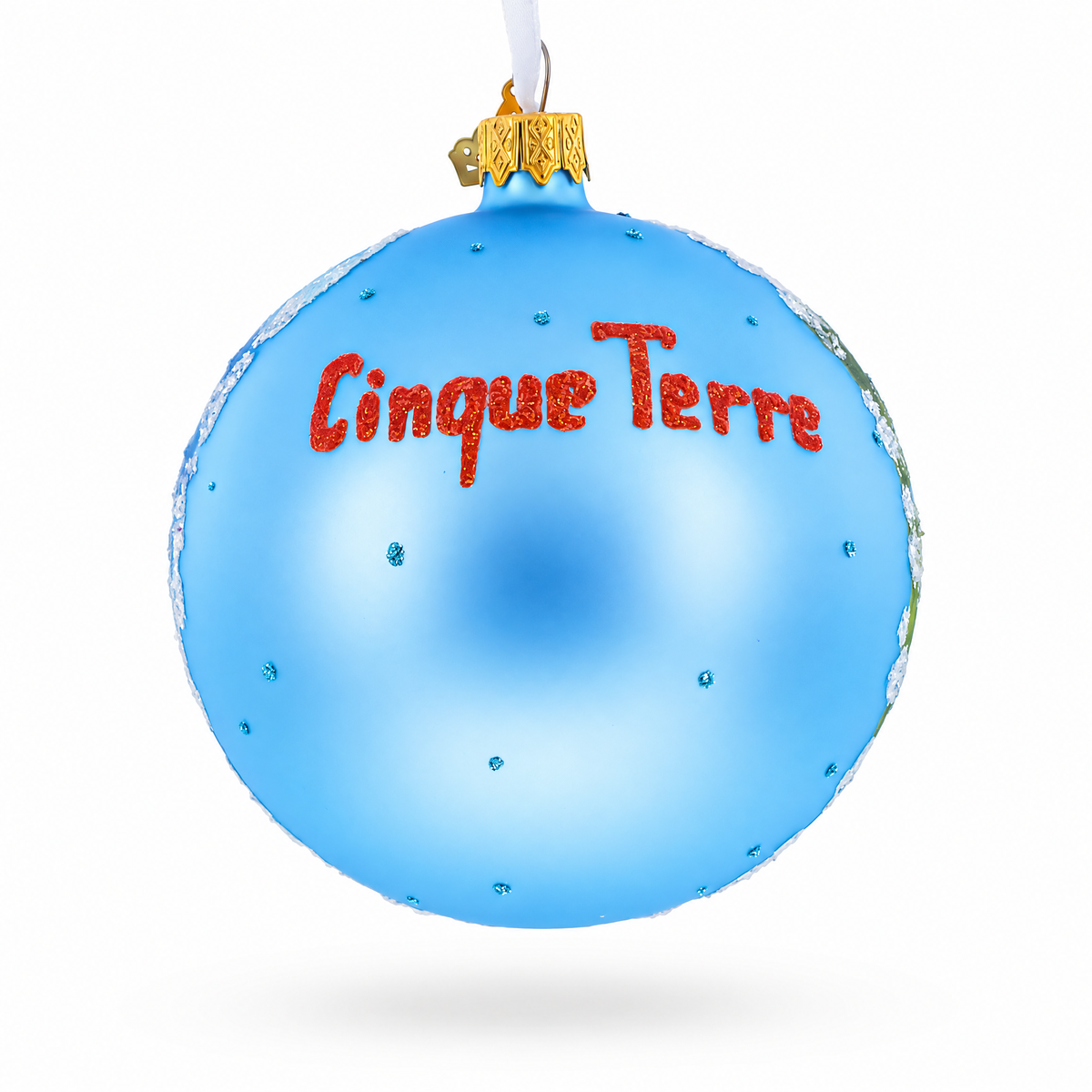 Cinque Terre, Italy Glass Ball Christmas Ornament