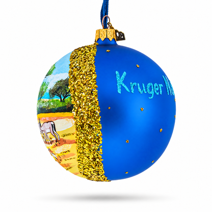 Kruger National Park, South Africa Glass Ball Christmas Ornament 4 Inches