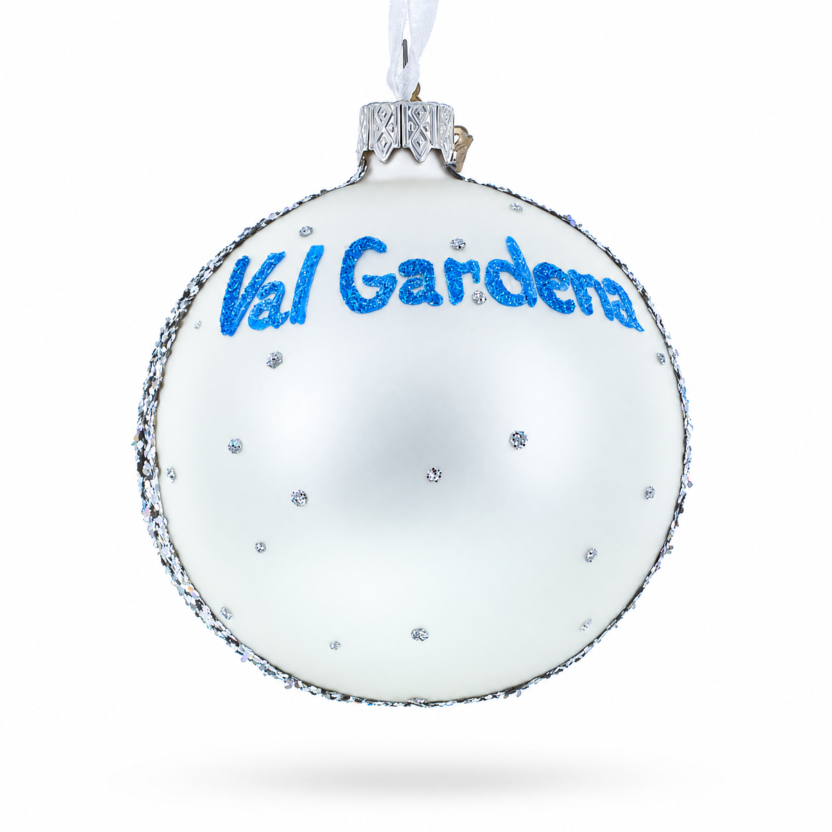 Val Gardena Dolomiti Super Ski, Italy Glass Ball Christmas Ornament