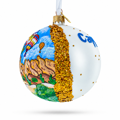 Cappadocia, Turkey Glass Ball Ornament 4 Inches