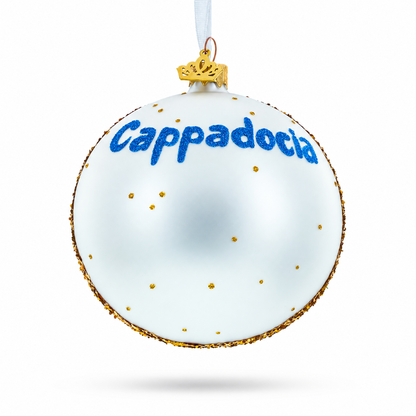 Cappadocia, Turkey Glass Ball Ornament 4 Inches