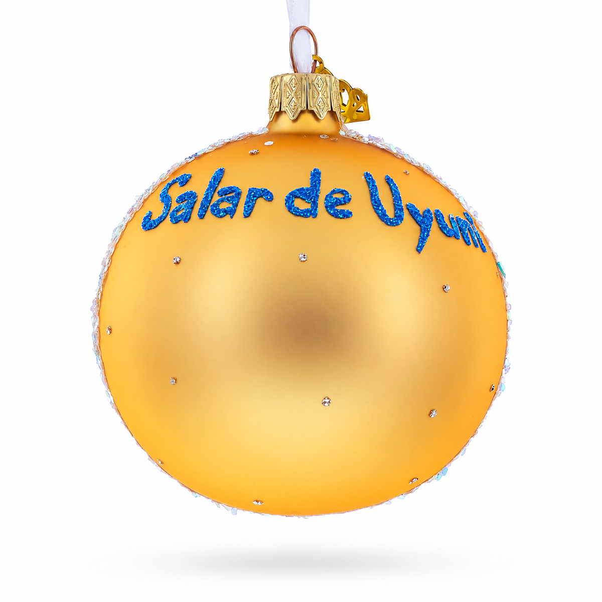 Salar de Uyuni, Bolivia Glass Ball Christmas Ornament