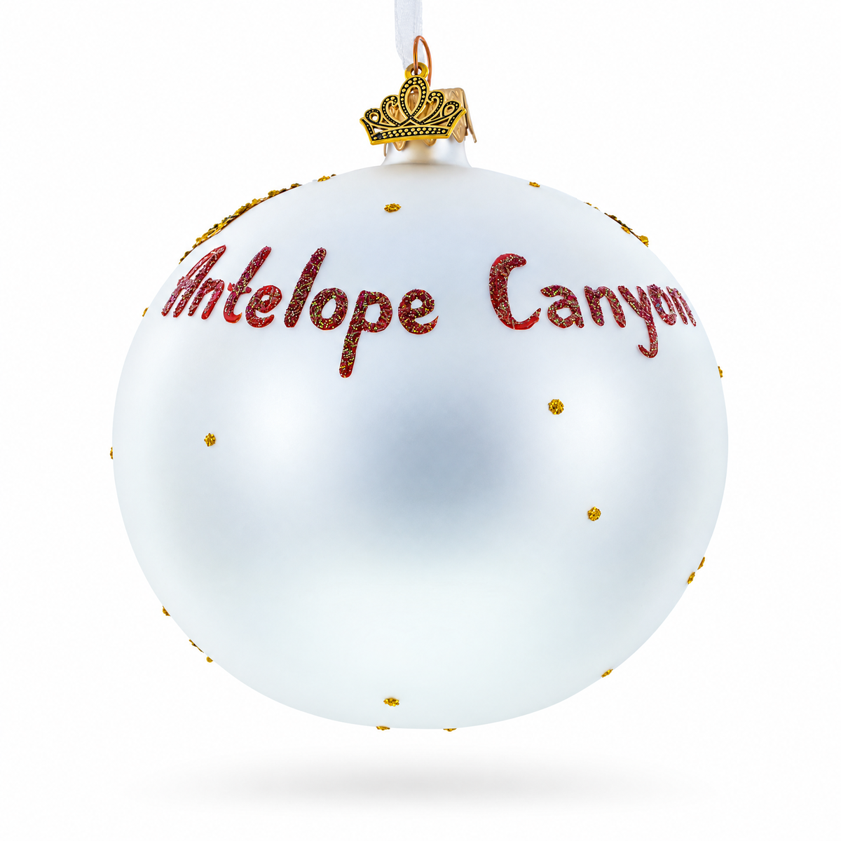 Antelope Canyon, Arizona, USA Glass Ball Christmas Ornament