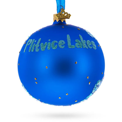 Plitvice Lakes National Park, Croatia Glass Ball Christmas Ornament