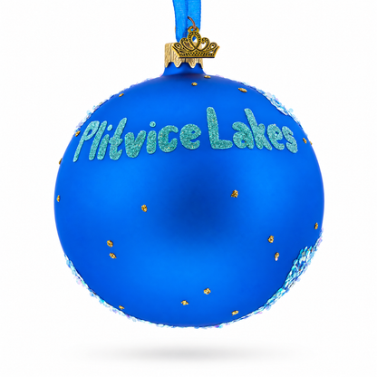 Plitvice Lakes National Park, Croatia Glass Ball Christmas Ornament