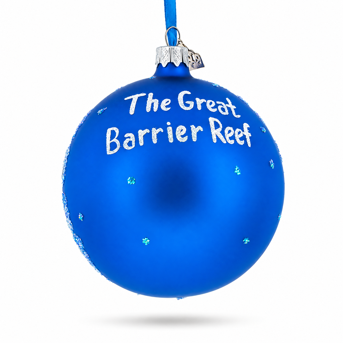 Great Barrier Reef, Australia Glass Ball Christmas Ornament 4 Inches