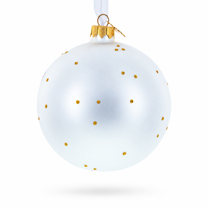 Belgium Landmarks and Symbols Glass Ball Christmas Ornament 4 Inches
