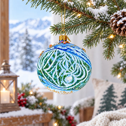Winter Park, Colorado Glass Ball Christmas Ornament