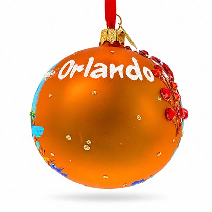 Orlando, Florida Glass Ball Christmas Ornament