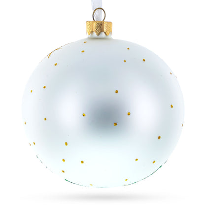 Colorful Rooster Glass Ball Christmas Ornament 4 Inches