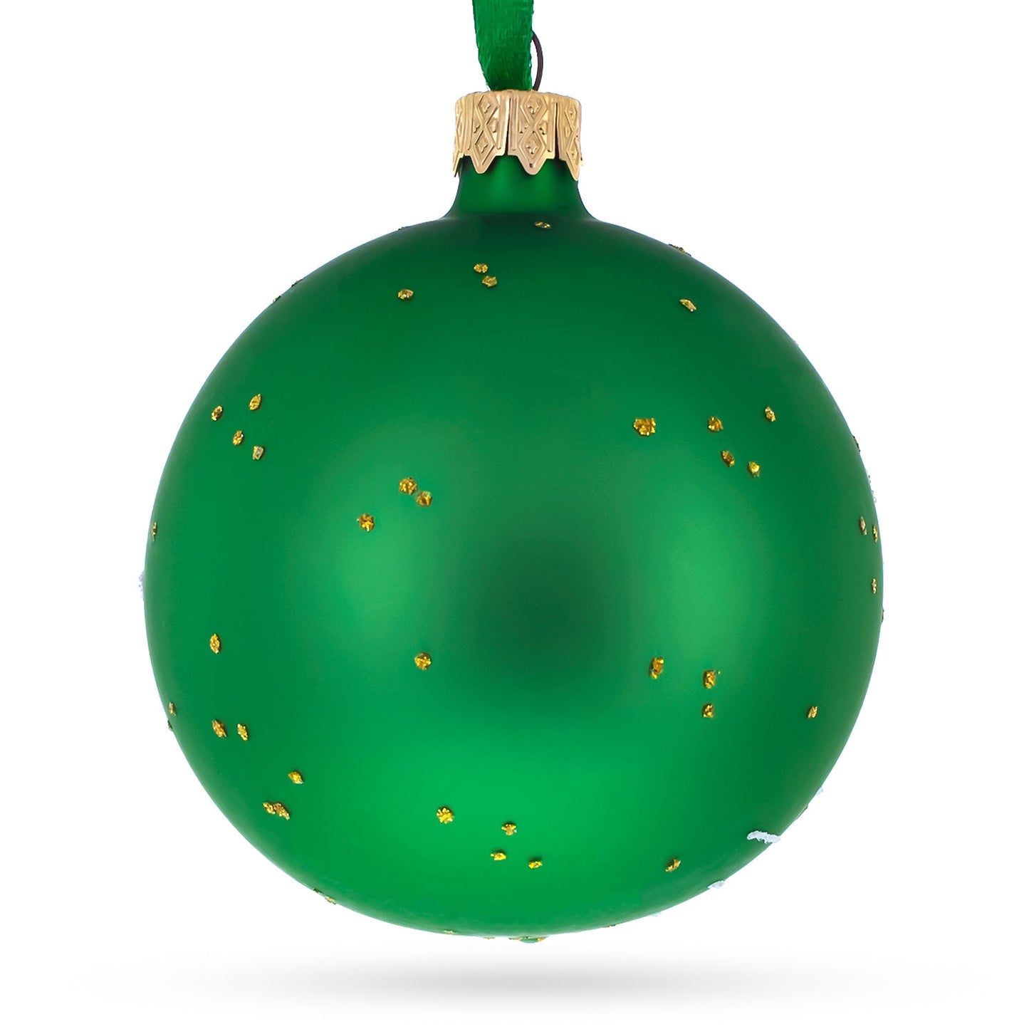 American Football Glass Christmas Ornament 3.25 Inches