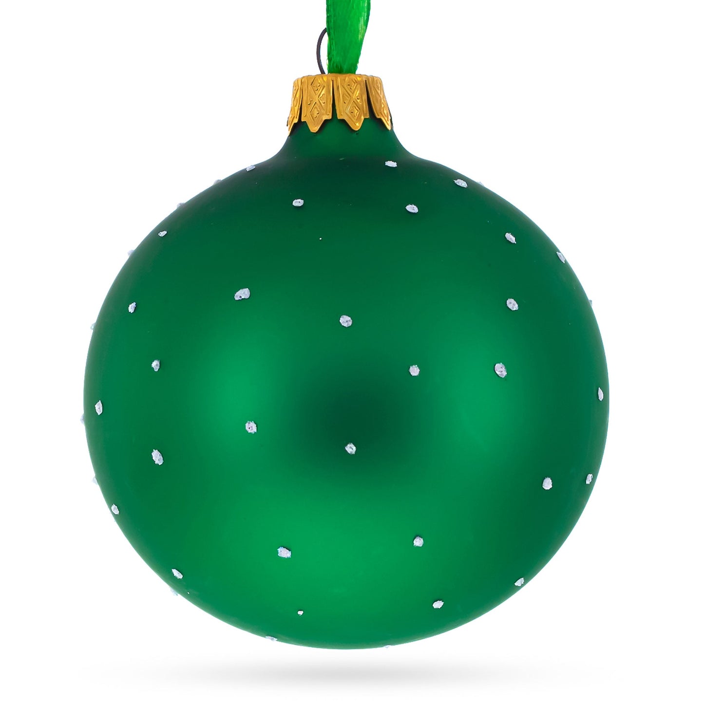 Tennis Player Glass Ball Christmas Ornament 3.25 Inches