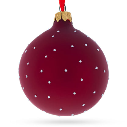 Postal Worker Glass Ball Christmas Ornament 3.25 Inches