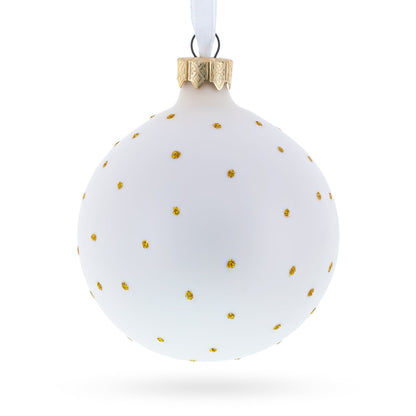 Cheerful Leader Glass Ball Boss Christmas Ornament 3.25 Inches