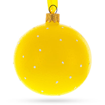 Laughing Facial Expressions Glass Ball Christmas Ornament 3.25 Inches