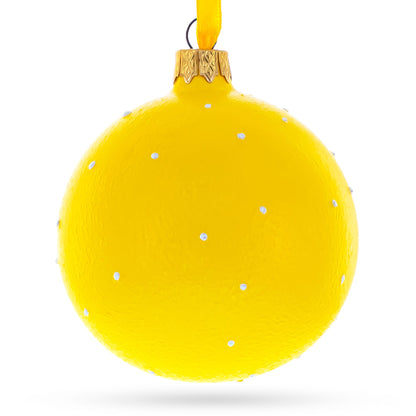 Indulging in Delight Savoring Delicious Food Glass Ball Christmas Ornament 3.25 Inches