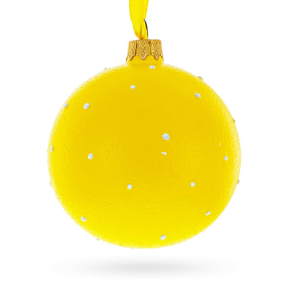 Rolling Eyes Facial Expressions Glass Ball Christmas Ornament 3.25 Inches