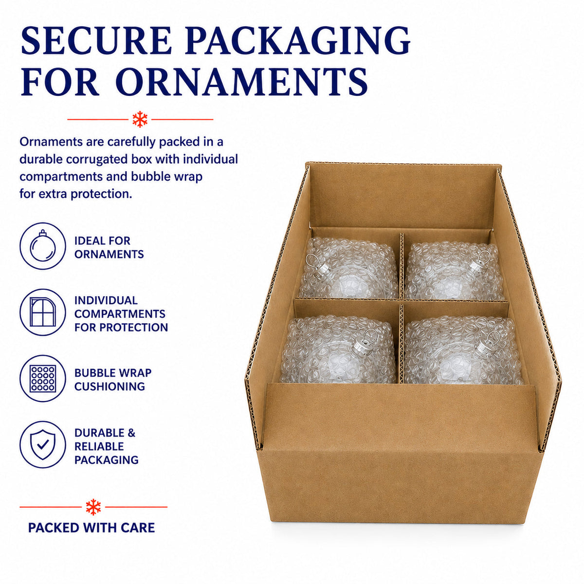 Set of 4 Translucent Red Glass Ball Christmas Ornaments 4 Inches