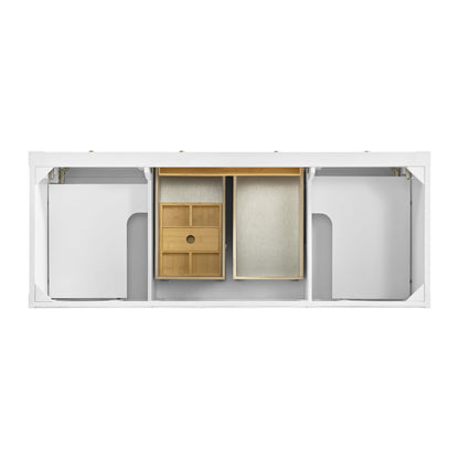 James Martin Breckenridge 60" Double Bathroom Vanity, Bright White