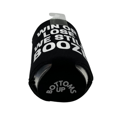 Win or Lose We Still Booze Printed Can Koozie | Blooms Designs