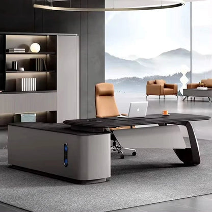 Veris · Modern L-Shaped Executive Desk