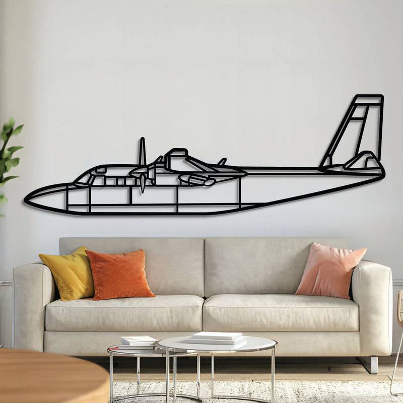 L-39 Albatros Metal Aircraft Wall Art - NCP0576, front view
