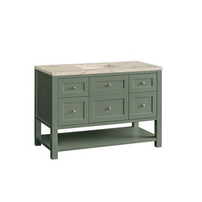 James Martin Breckenridge 48" Single Bathroom Vanity, Smokey Celadon