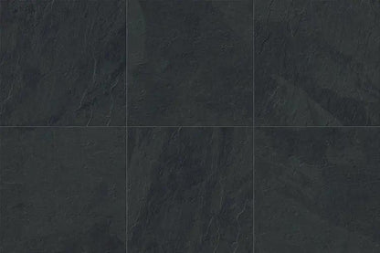 Frontier20 Montauk Black Slate Look Porcelain Pavers 12x24