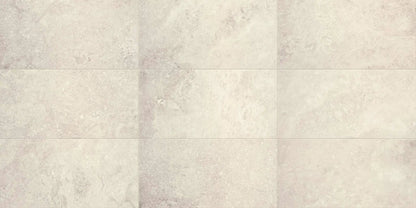 Trail Cross Cut Pearl Travertine Look Porcelain Tiles 12x24