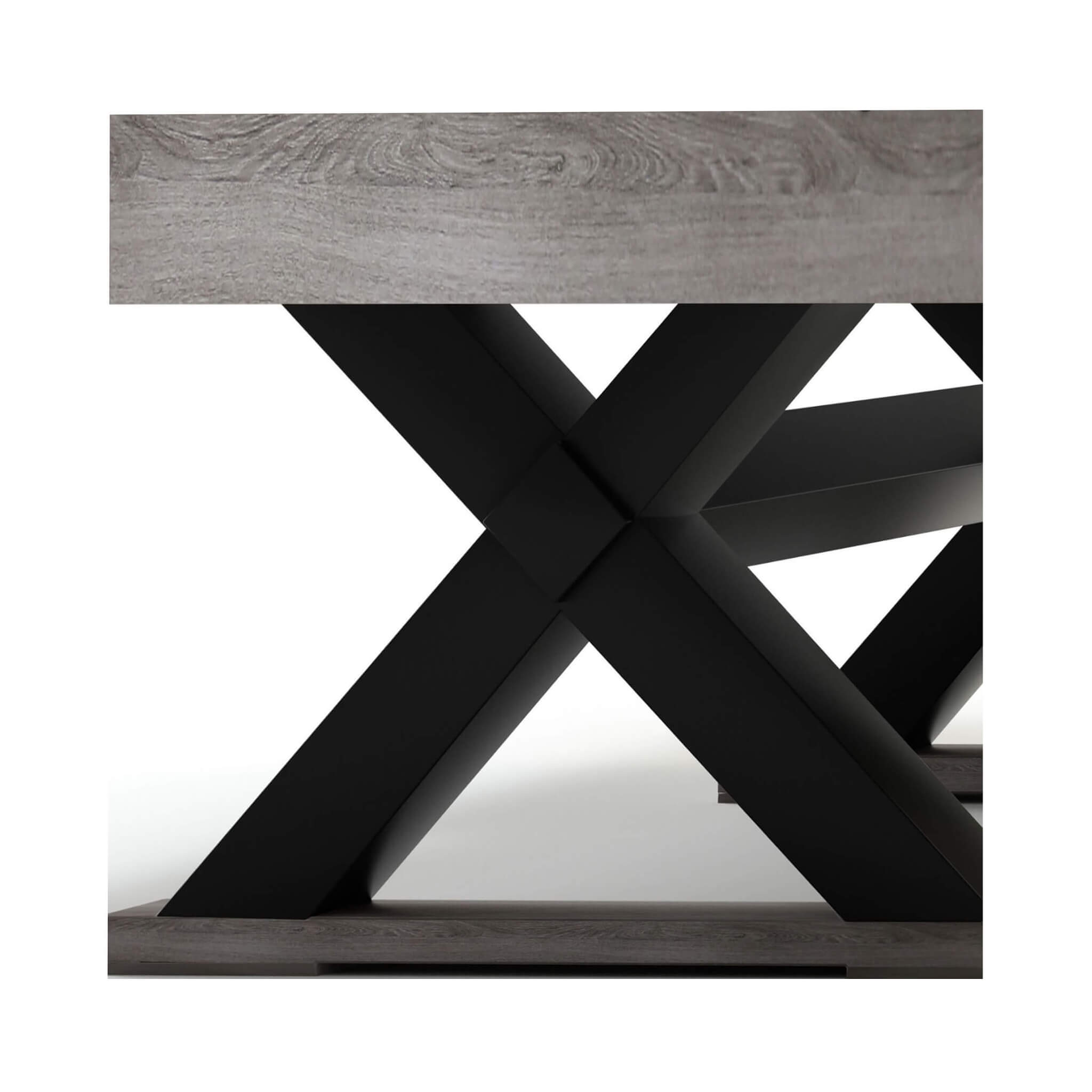 Large 84-Inch Rustic Gray Pool Table With Cues, Balls And X-Legs (SAK5 ...