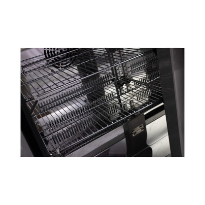 Large Black Stainless Steel Single-Door Fridge For Outdoor Kitchen Islands (SAK15296)