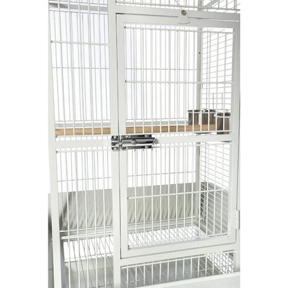 DecorBites™ Large Chalk White Bird Cage