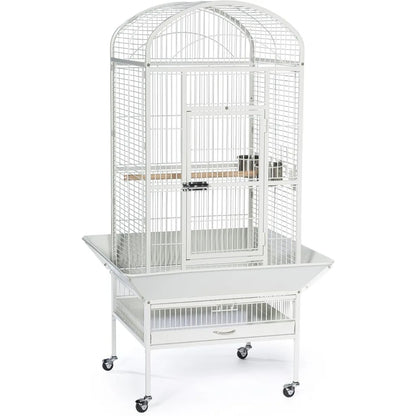 DecorBites™ Large Chalk White Bird Cage