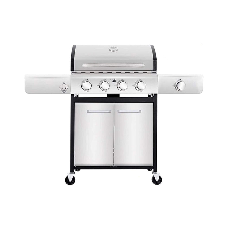 Large Outdoor 42K BTU BBQ Stainless Steel Propane Gas Grill With 4 Burners (SAK61283)