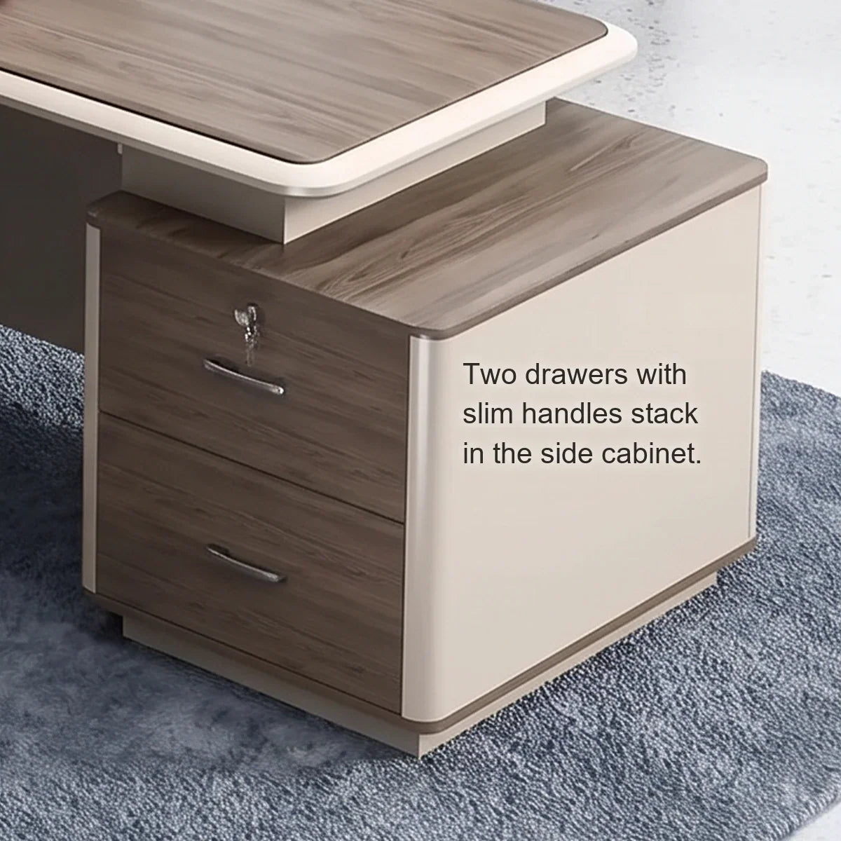 Lauder · Modern L-Shaped Executive Desk
