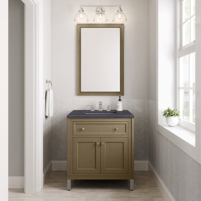 James Martin Chicago 30" Single Bathroom Vanity, Walnut Whisper