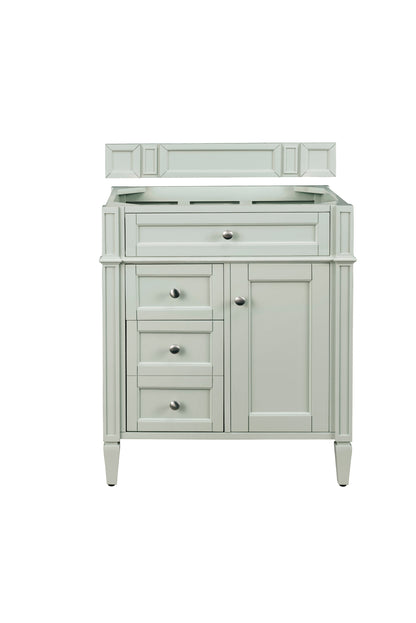James Martin Brittany 30" Single Bathroom Vanity, Sage Green